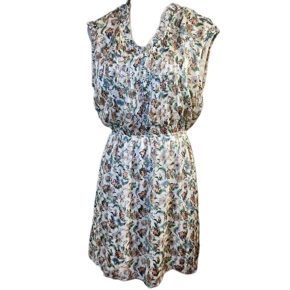 Daniel Rainn‎ Dress Womens Small Ivory Floral Casual  Popover Boho Cottagecore